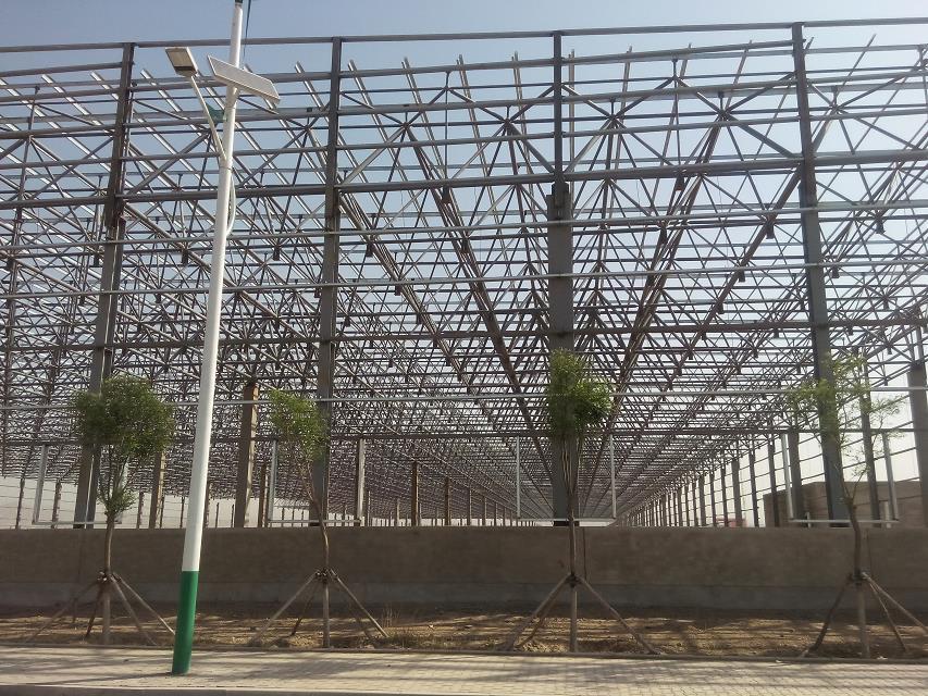 克孜勒苏柯尔克孜汽车工业厂房网架